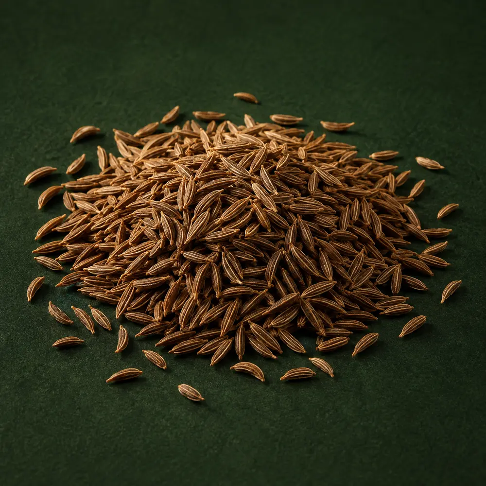 Aromatic whole cumin seeds